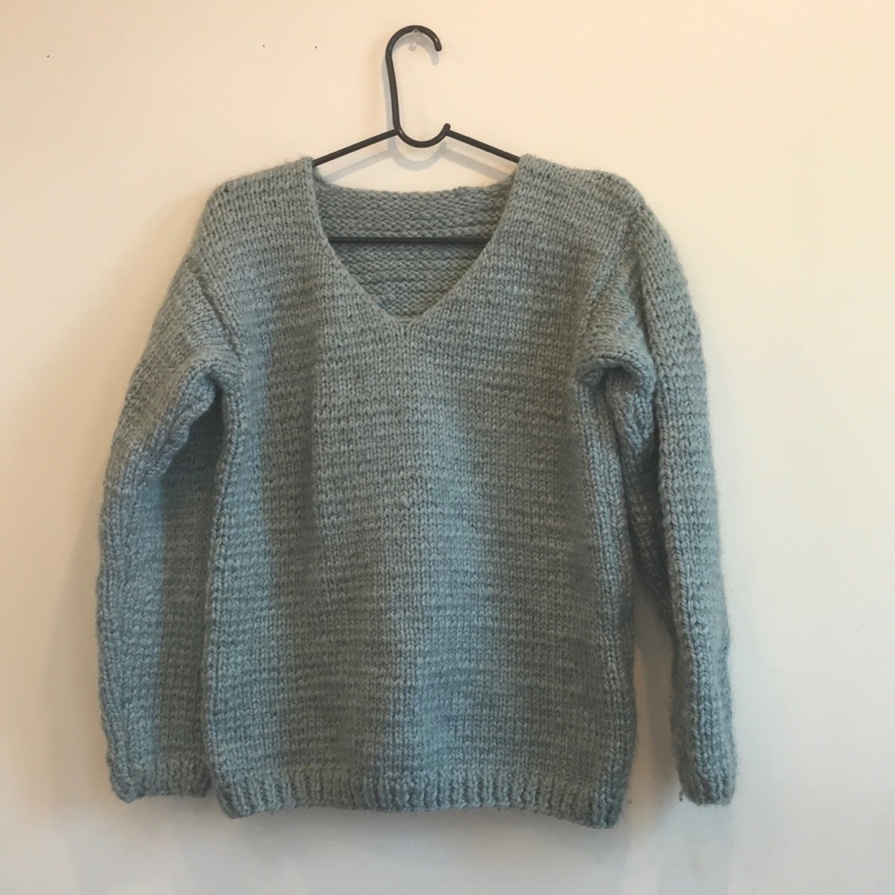 Handmade wool sweater